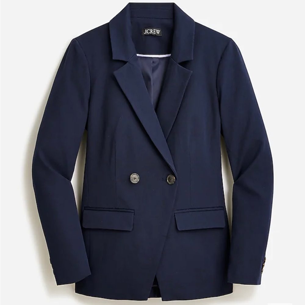 J Crew stretch cotton blend blazer Size 4